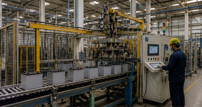 Automated production line at Swastik Industries